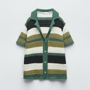 Zara Knit Polo size L-XL